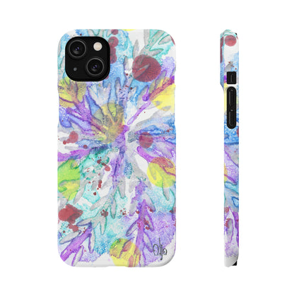 iPhone Samsung Galaxy Pixel5G Snap Case Phone Case Winter Colors