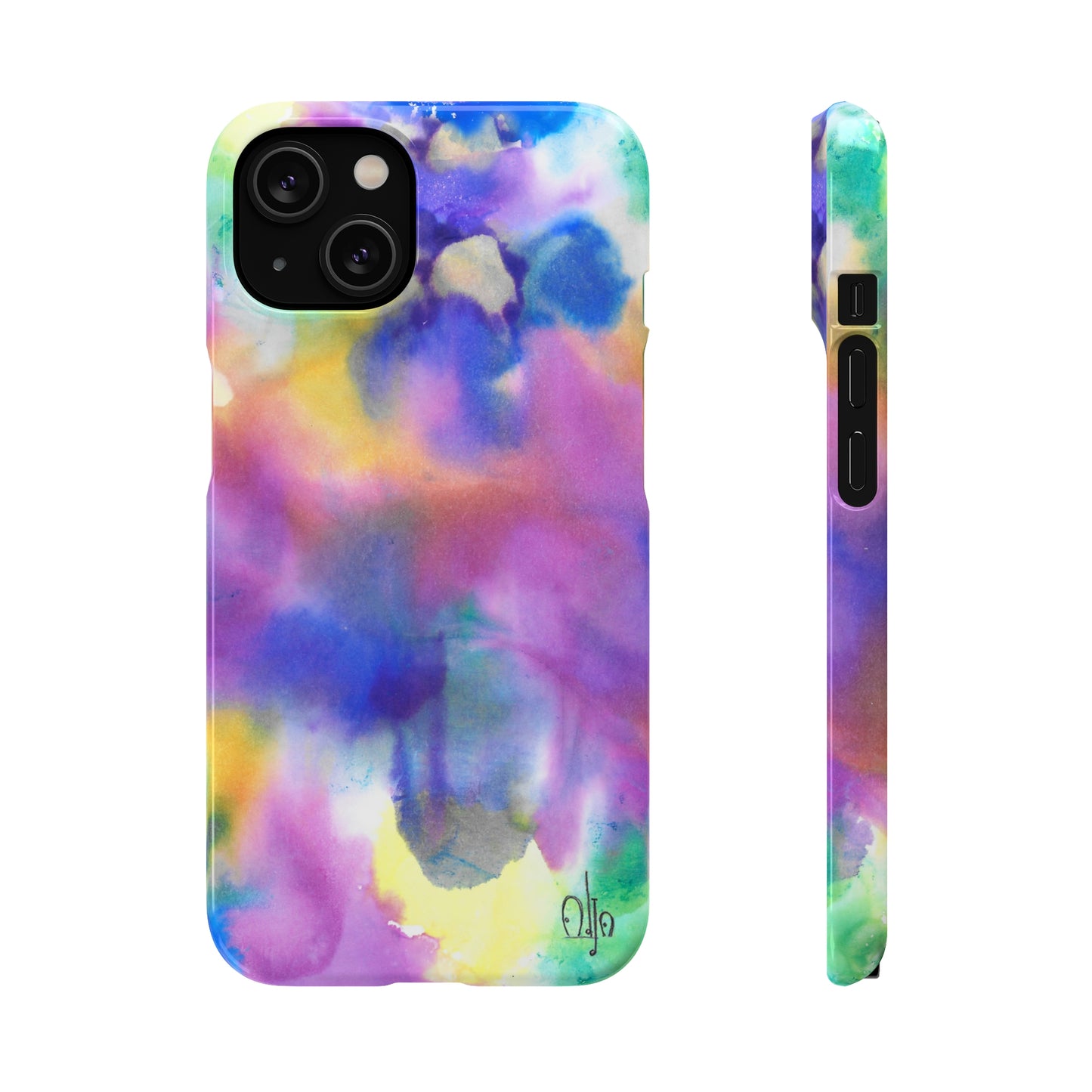 iPhone Samsung Galaxy Pixel5G Snap Case Phone Case Euphoric Colors