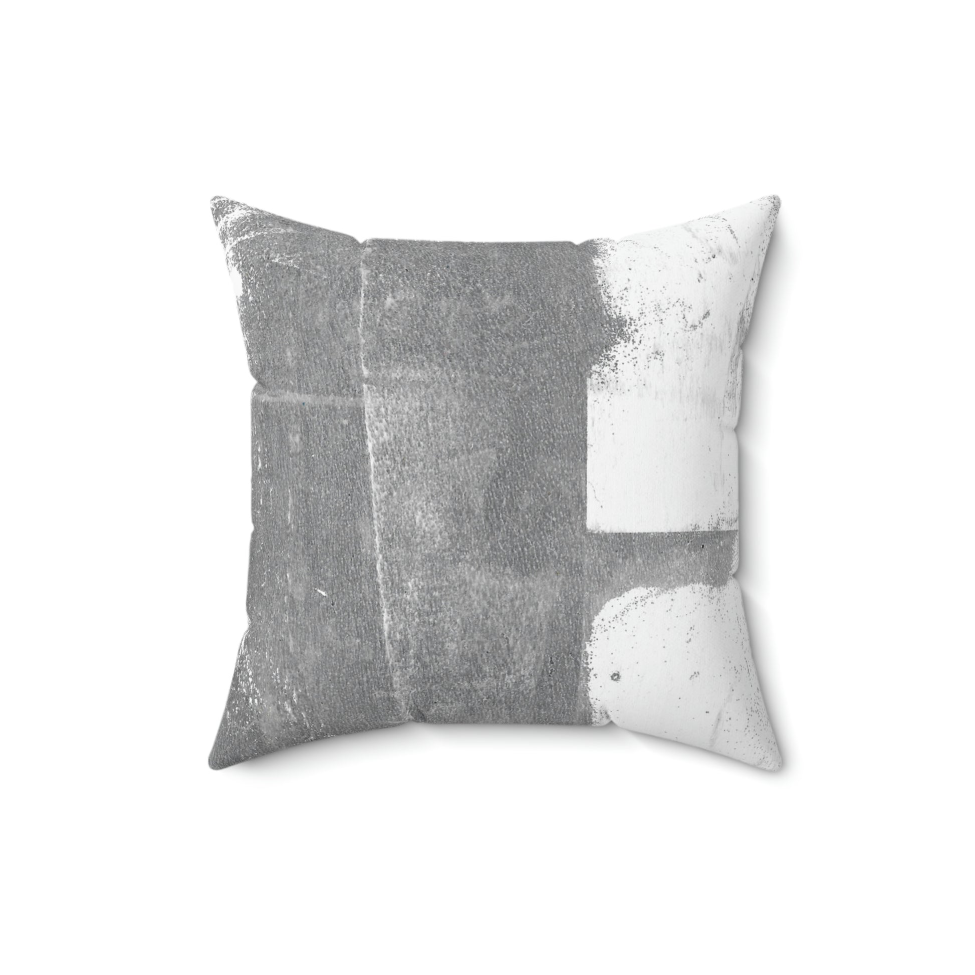Grey Wall Square Pillow - Alja Design
