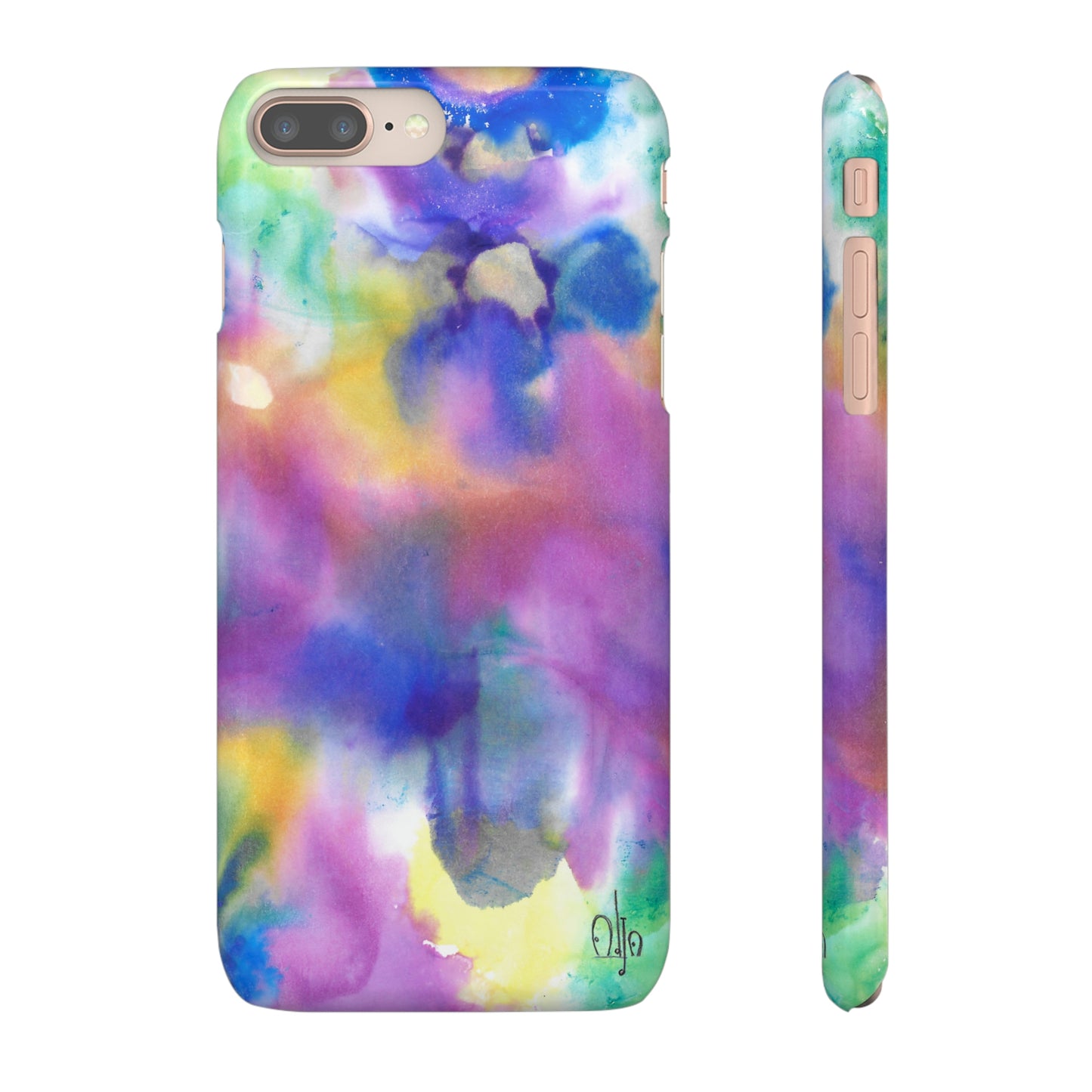 iPhone Samsung Galaxy Pixel5G Snap Case Phone Case Euphoric Colors