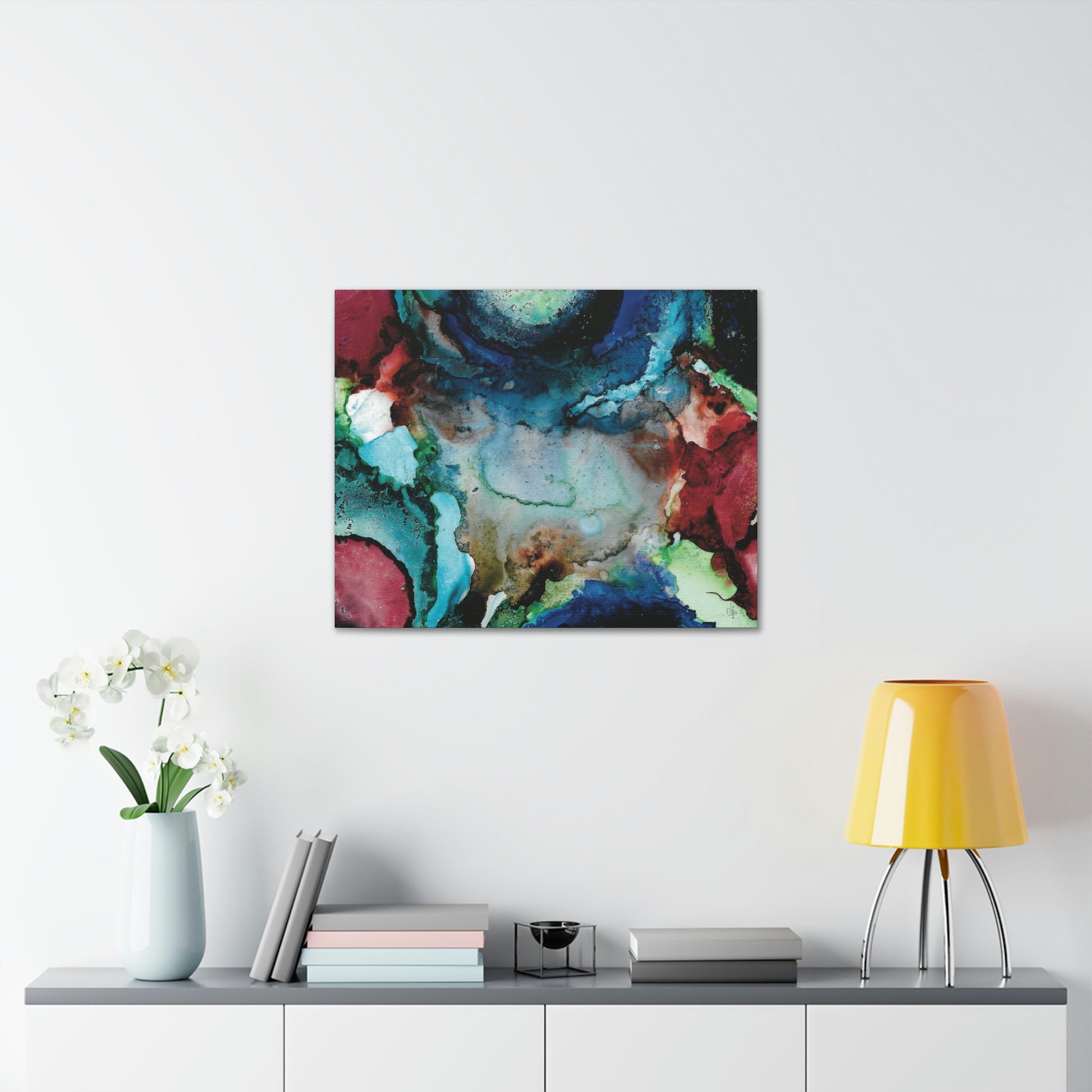 Inner Space 19 Canvas Print - Alja Design