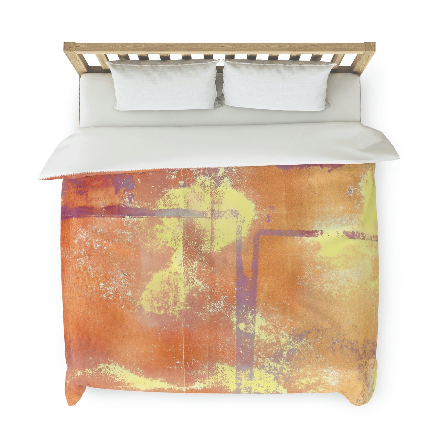 Passionate Orange Duvet Cover - Alja Design