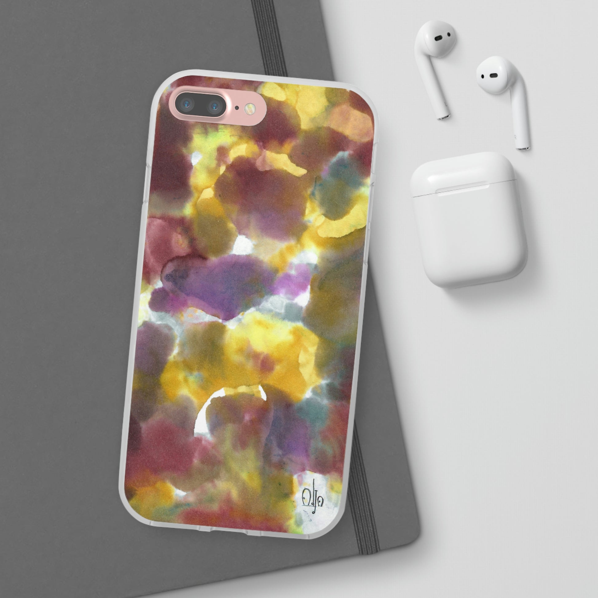 iPhone and Samsung Galaxy Flexi Phone Case Summer Clouds - Alja Design