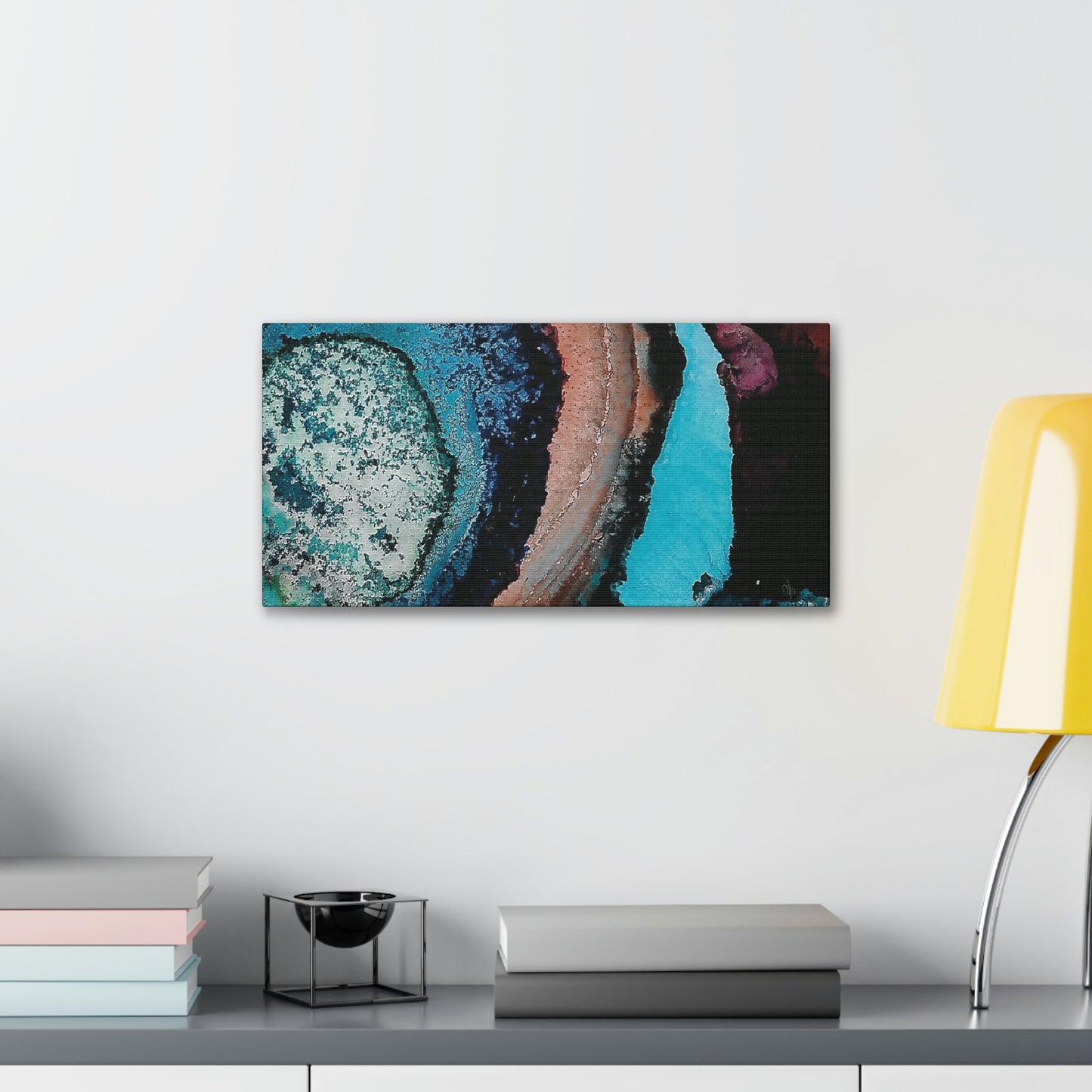 Inner Space 10 Canvas Print - Alja Design