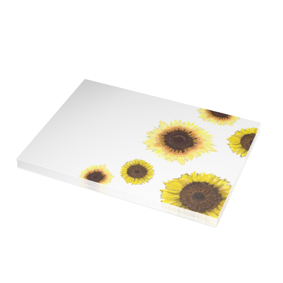 Sunflowers Folded Greeting Card