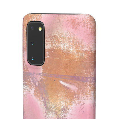 iPhone Samsung Galaxy Pixel5G Snap Case Phone Case Passionate Pink