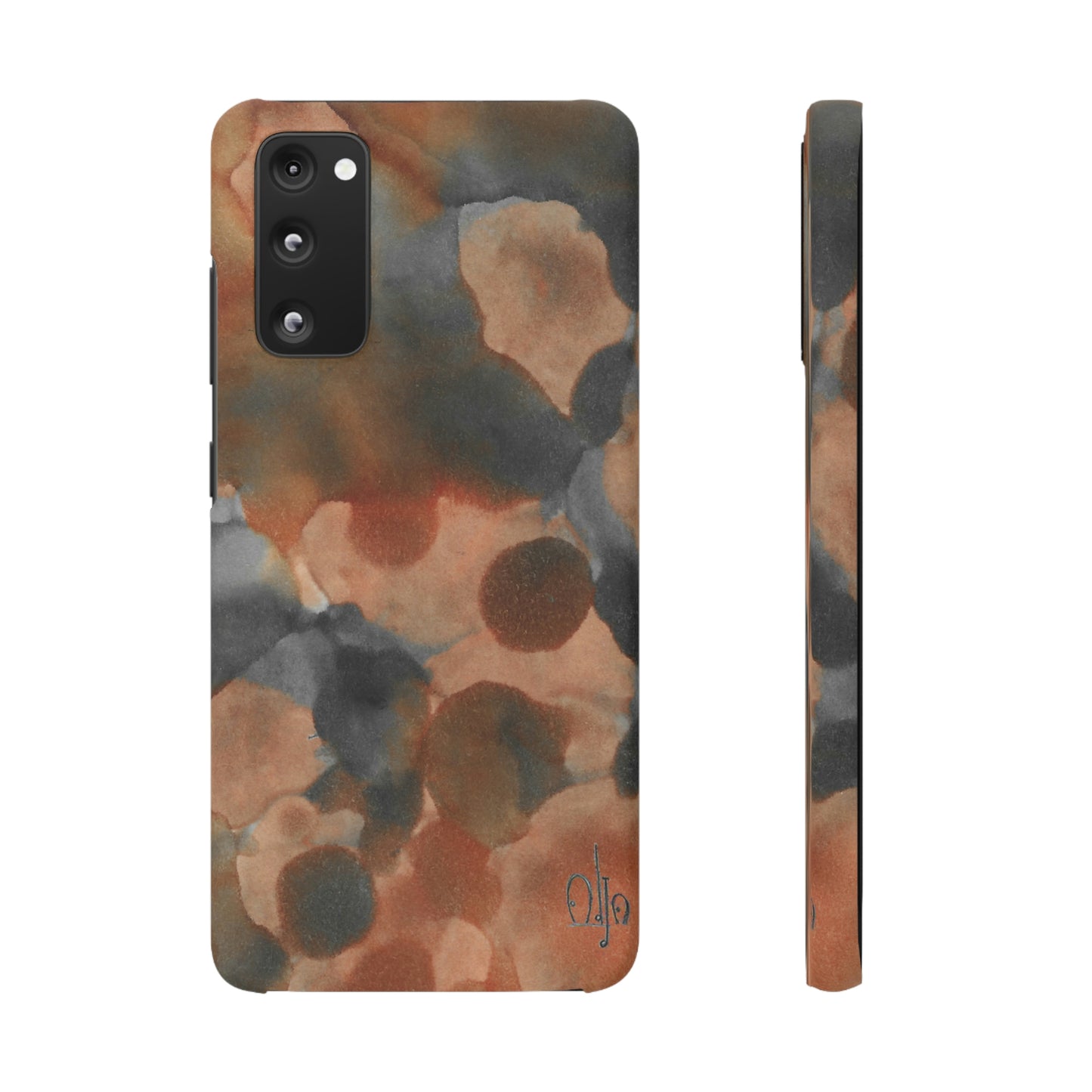 iPhone Samsung Galaxy Pixel5G Snap Case Phone Case Cool Magma