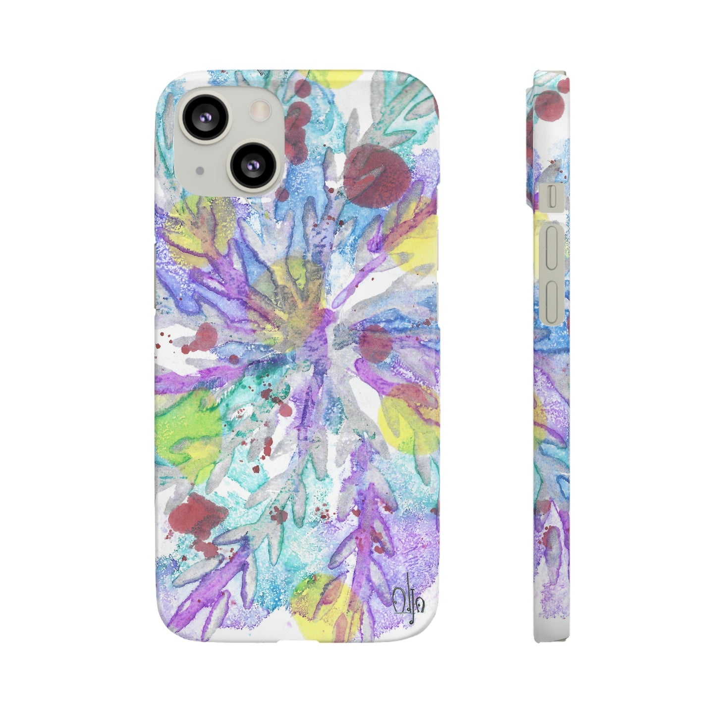 iPhone Samsung Galaxy Pixel5G Snap Case Phone Case Winter Colors