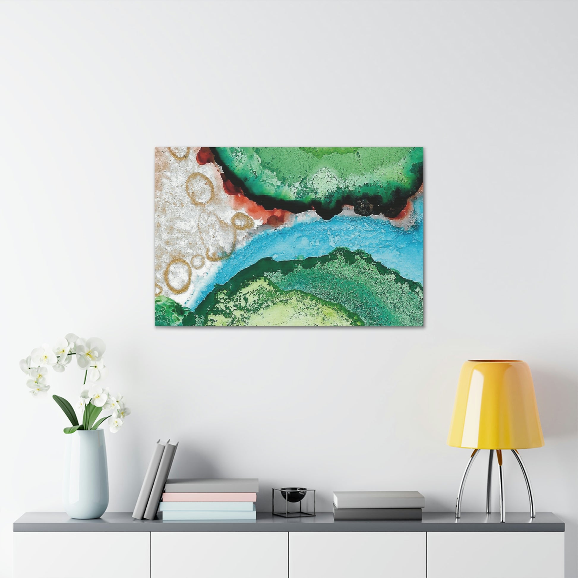 Inner Space 12 Canvas Print - Alja Design