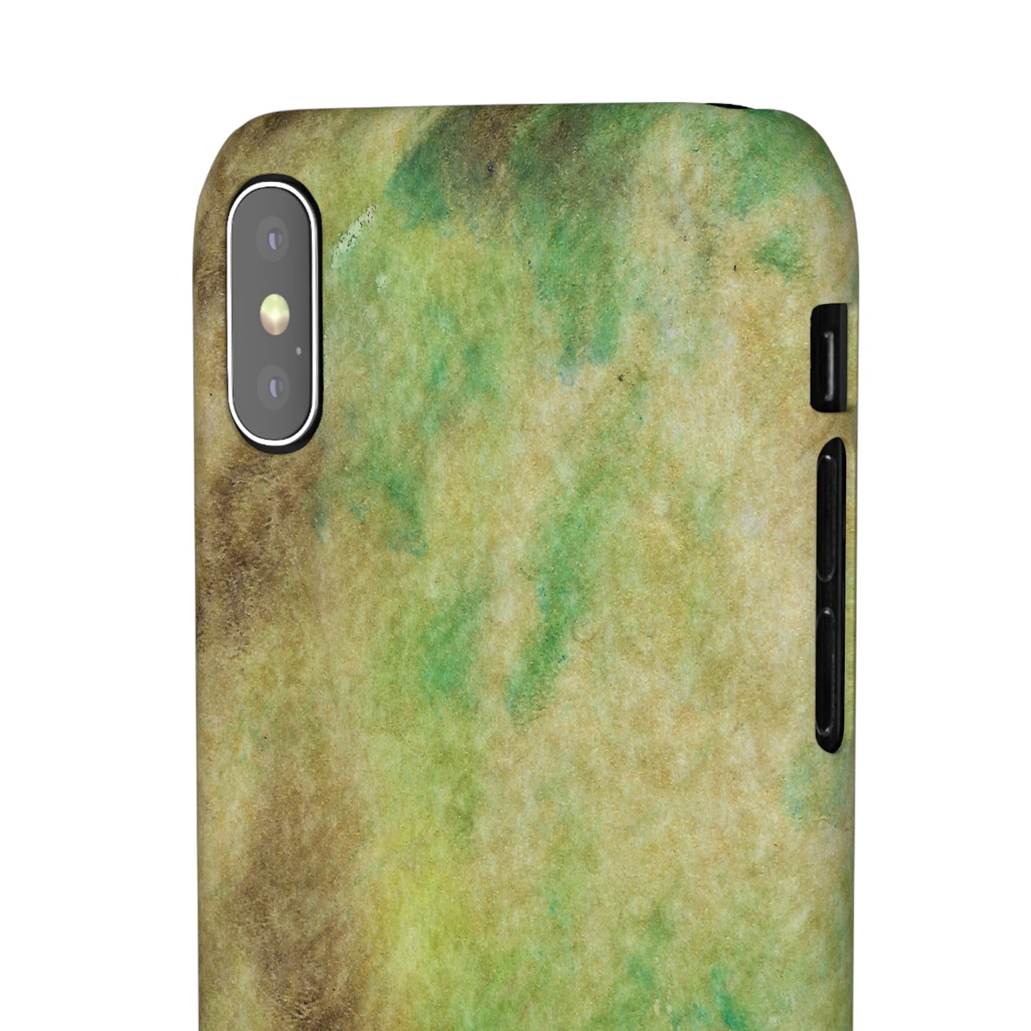 iPhone Samsung Galaxy Pixel5G Snap Case Phone Case Green Marble