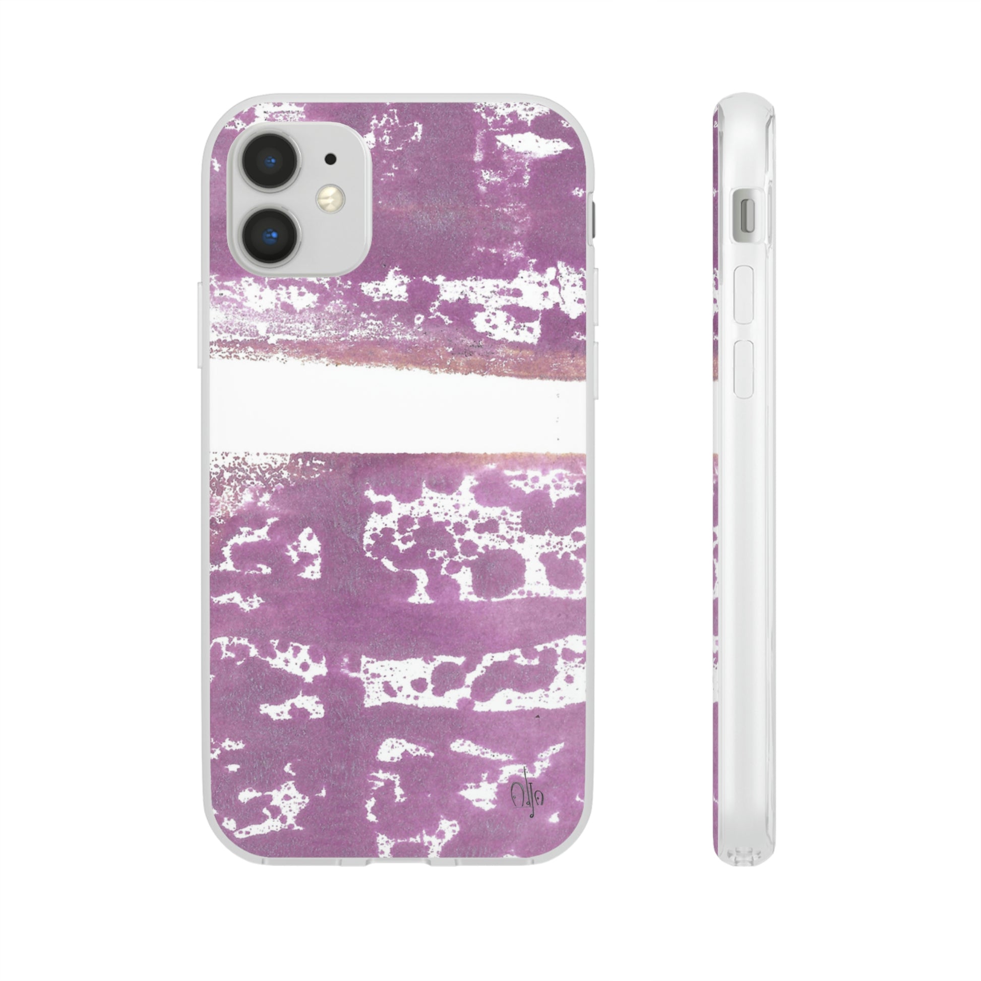 iPhone and Samsung Galaxy Flexi Phone Case Purple Horizon - Alja Design