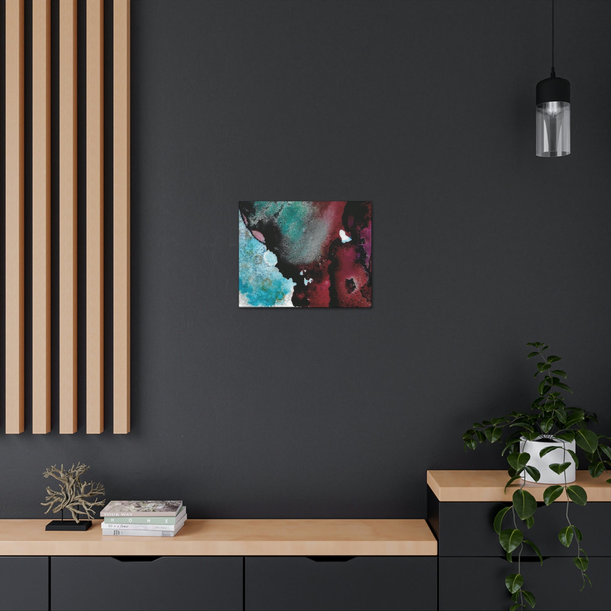 Inner Space 6 Canvas Print - Alja Design