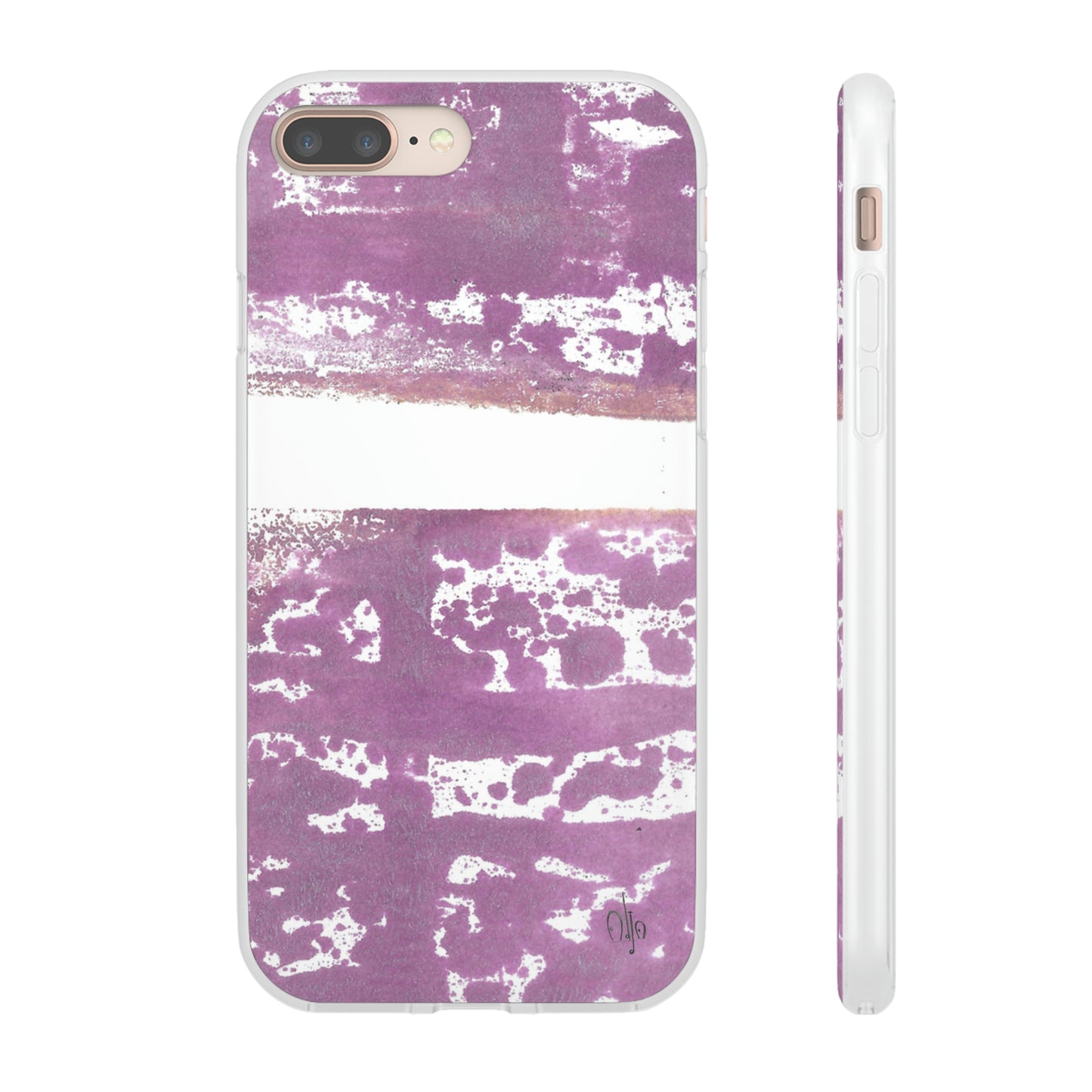 iPhone and Samsung Galaxy Flexi Phone Case Purple Horizon - Alja Design