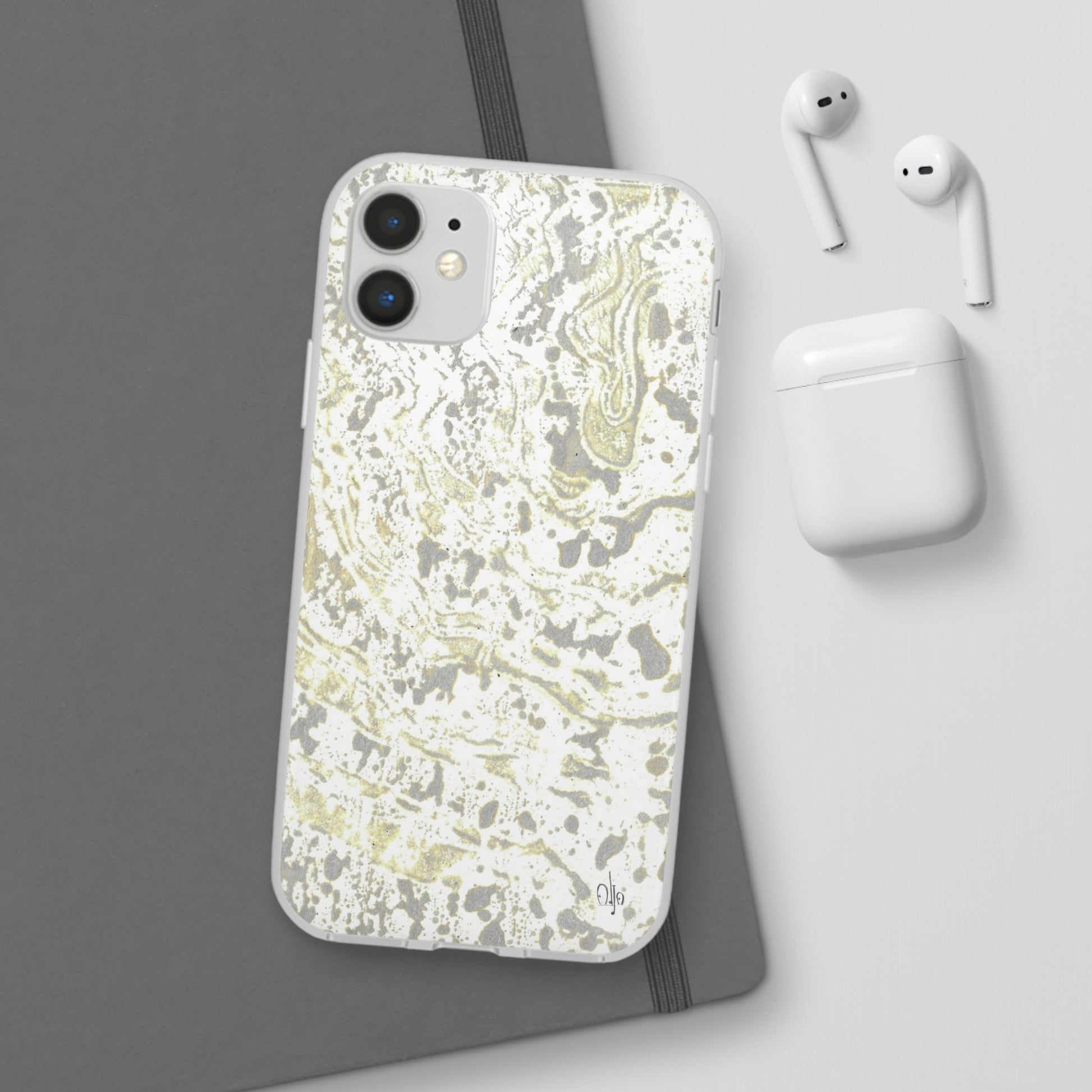 iPhone and Samsung Galaxy Flexi Phone Case Sandy Shells - Alja Design