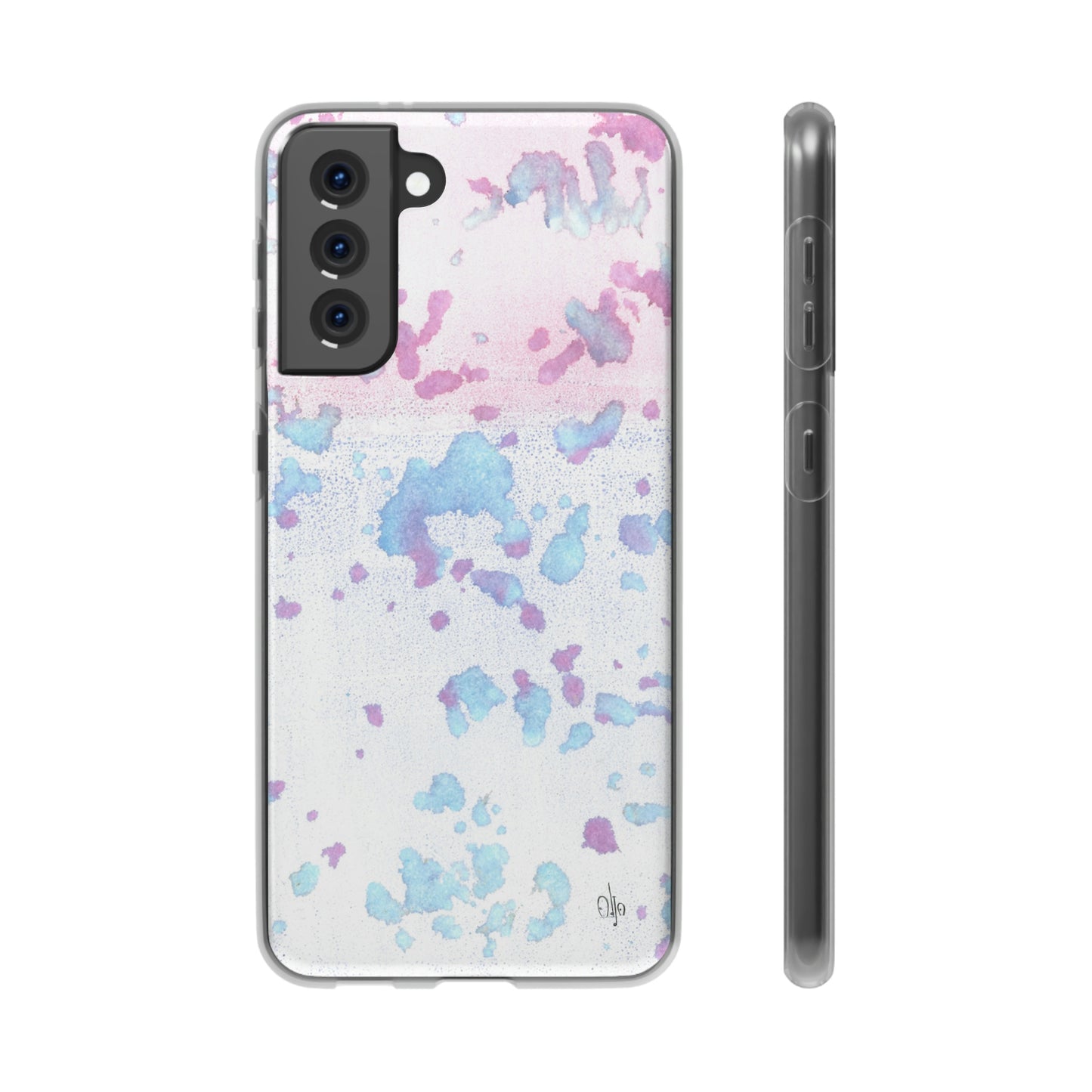 iPhone and Samsung Galaxy Flexi Phone Case Mineral Splashes - Alja Design