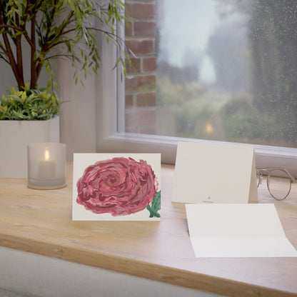 Rose Folded Greeting Card