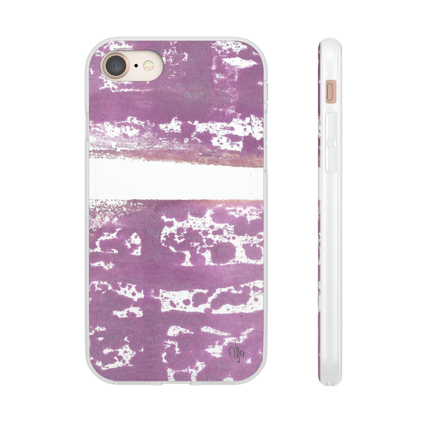 iPhone and Samsung Galaxy Flexi Phone Case Purple Horizon - Alja Design