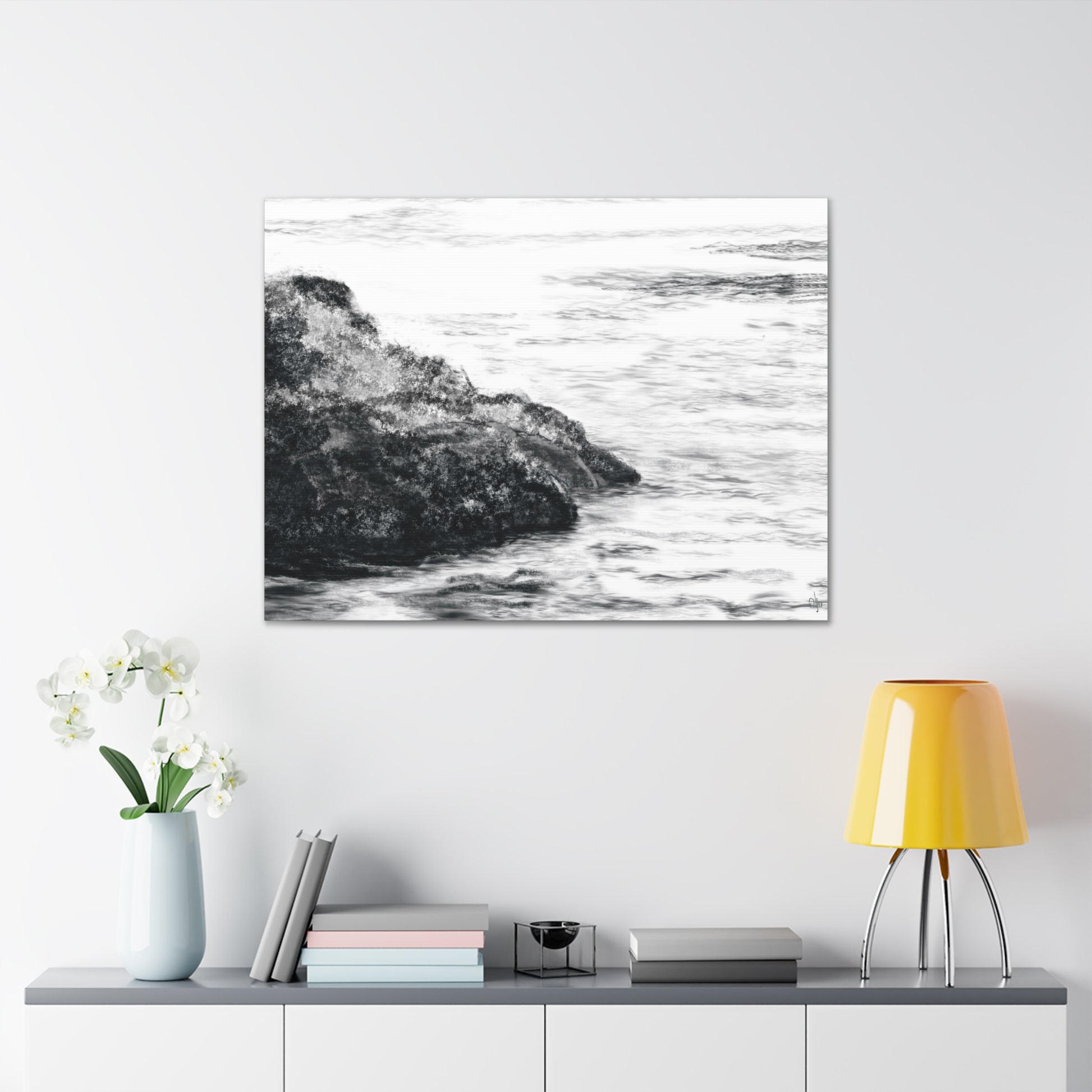 Neap Tide Canvas Print - Alja Design