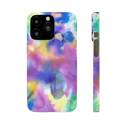 iPhone Samsung Galaxy Pixel5G Snap Case Phone Case Euphoric Colors