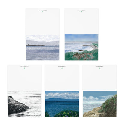 Coastal Collection Greeting Cards (5-Pack) - Alja Design