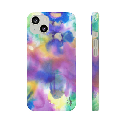 iPhone Samsung Galaxy Pixel5G Snap Case Phone Case Euphoric Colors