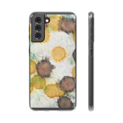 iPhone and Samsung Galaxy Flexi Phone Case Orange Cells - Alja Design