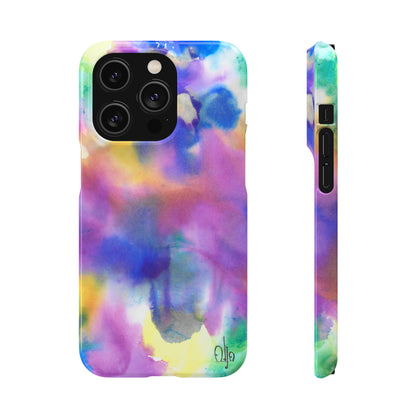 iPhone Samsung Galaxy Pixel5G Snap Case Phone Case Euphoric Colors