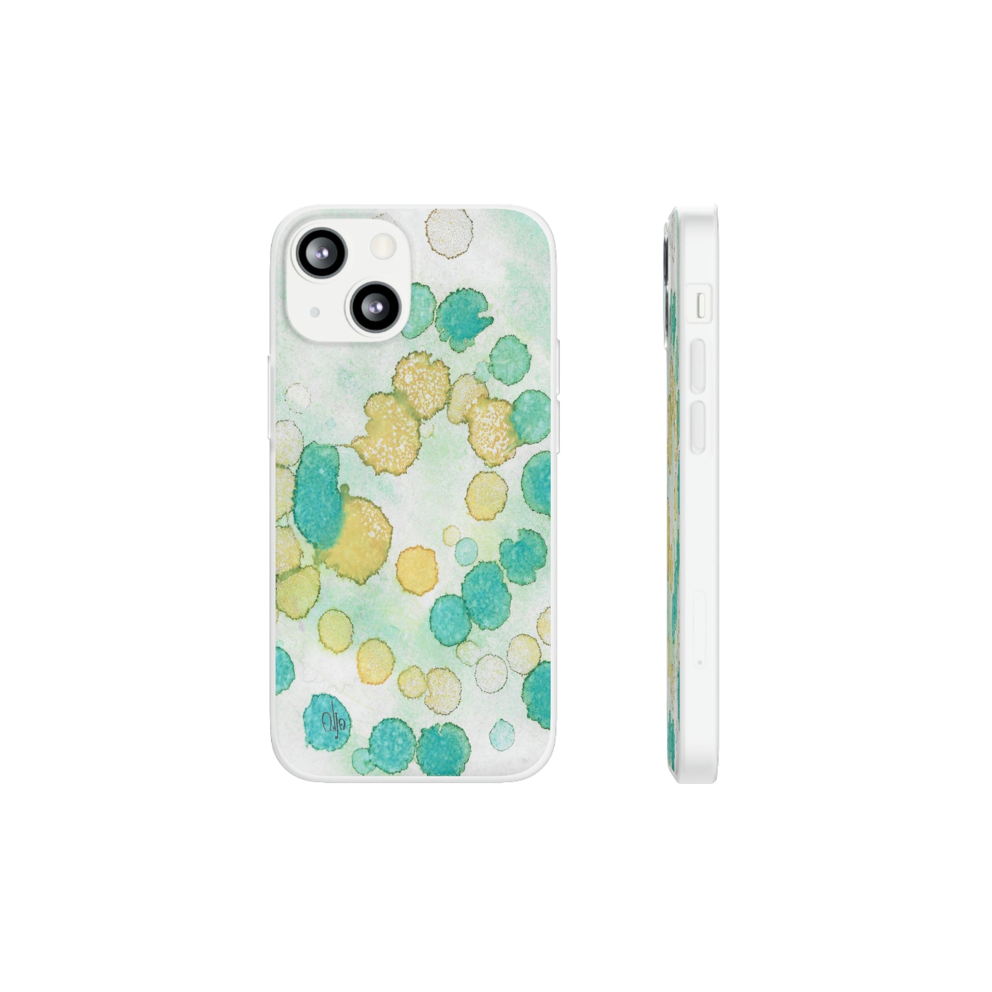 iPhone and Samsung Galaxy Flexi Phone Case Deep Bubbles - Alja Design