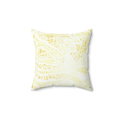 Light Yellow Grain Square Pillow - Alja Design