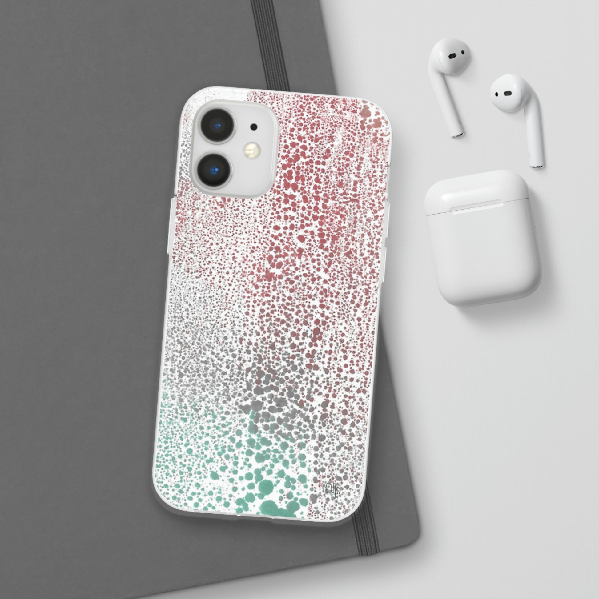 iPhone and Samsung Galaxy Flexi Phone Case Gradient Drip - Alja Design