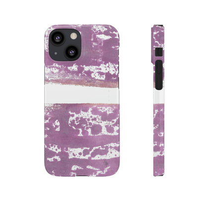 iPhone Samsung Galaxy Pixel5G Snap Case Phone Case Purple Horizon