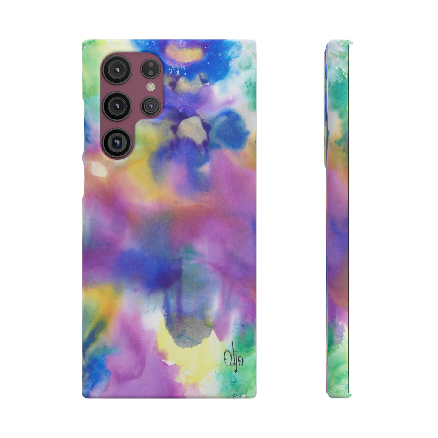 iPhone Samsung Galaxy Pixel5G Snap Case Phone Case Euphoric Colors