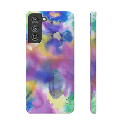 iPhone Samsung Galaxy Pixel5G Snap Case Phone Case Euphoric Colors