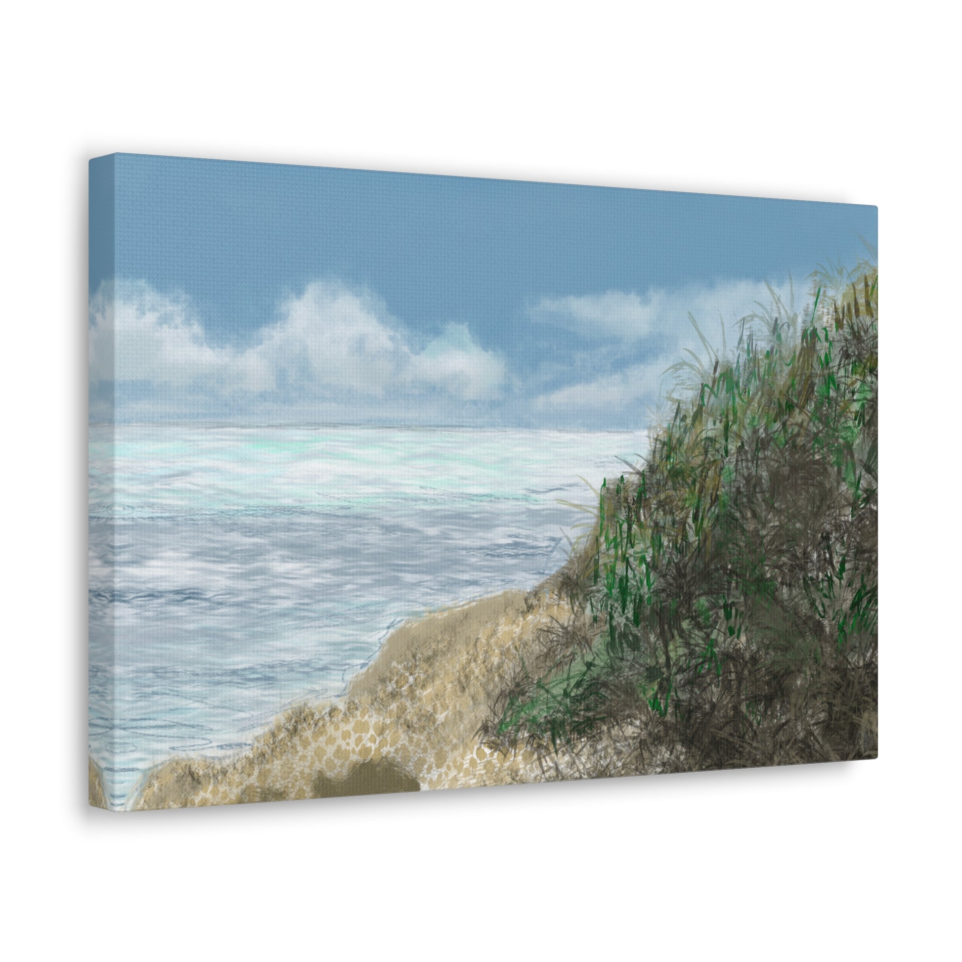 West Cliff Canvas Print - Alja Design