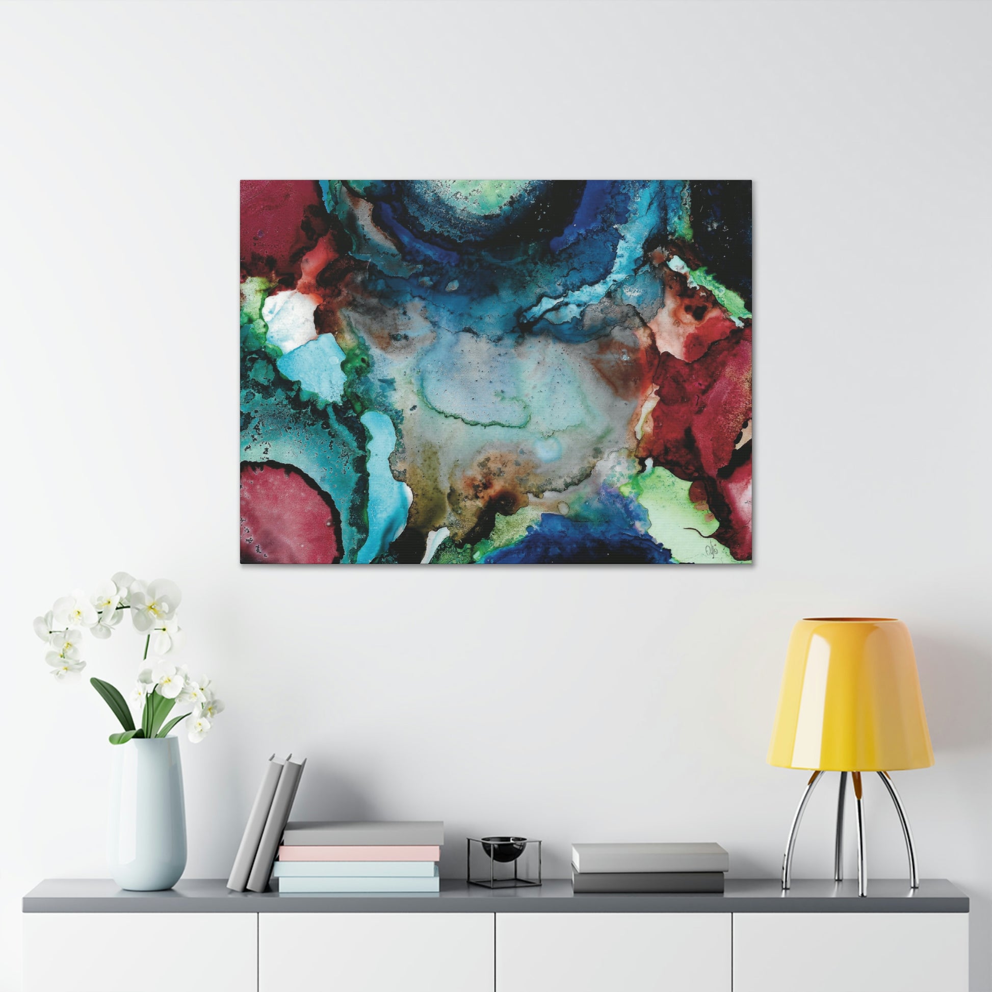 Inner Space 19 Canvas Print - Alja Design