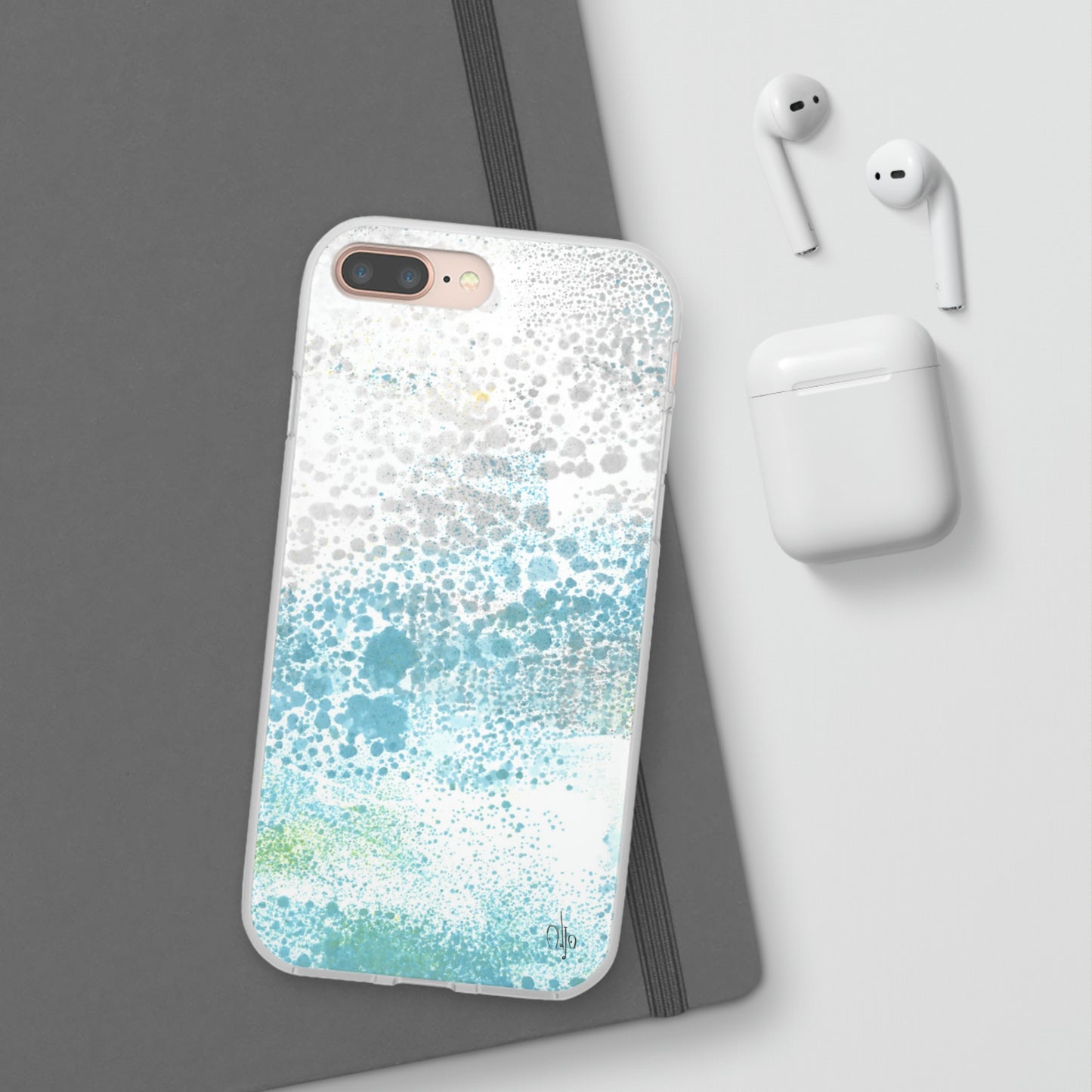 iPhone and Samsung Galaxy Flexi Phone Case Gentle Rain - Alja Design