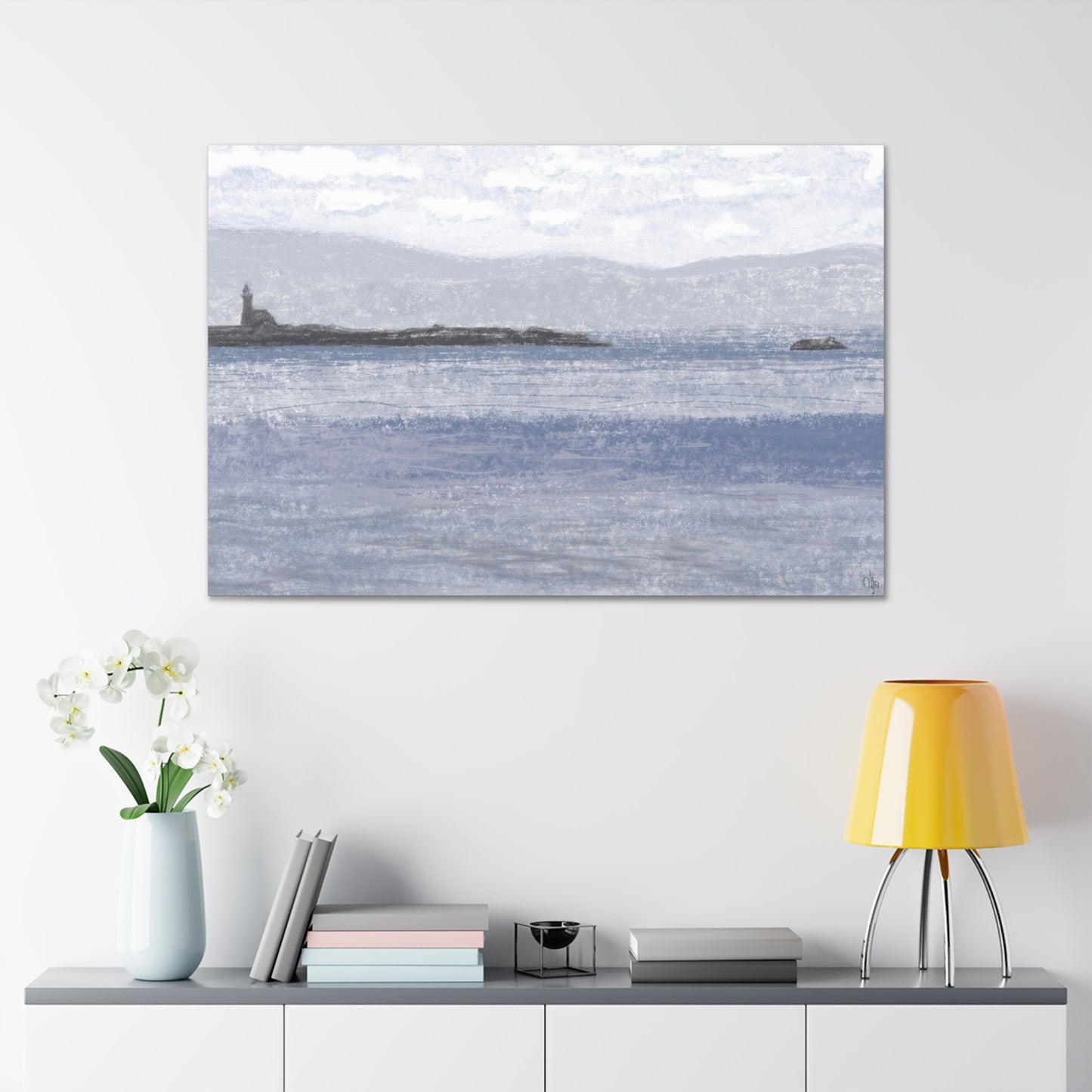 Lighthouse Point Canvas Print - Alja Design