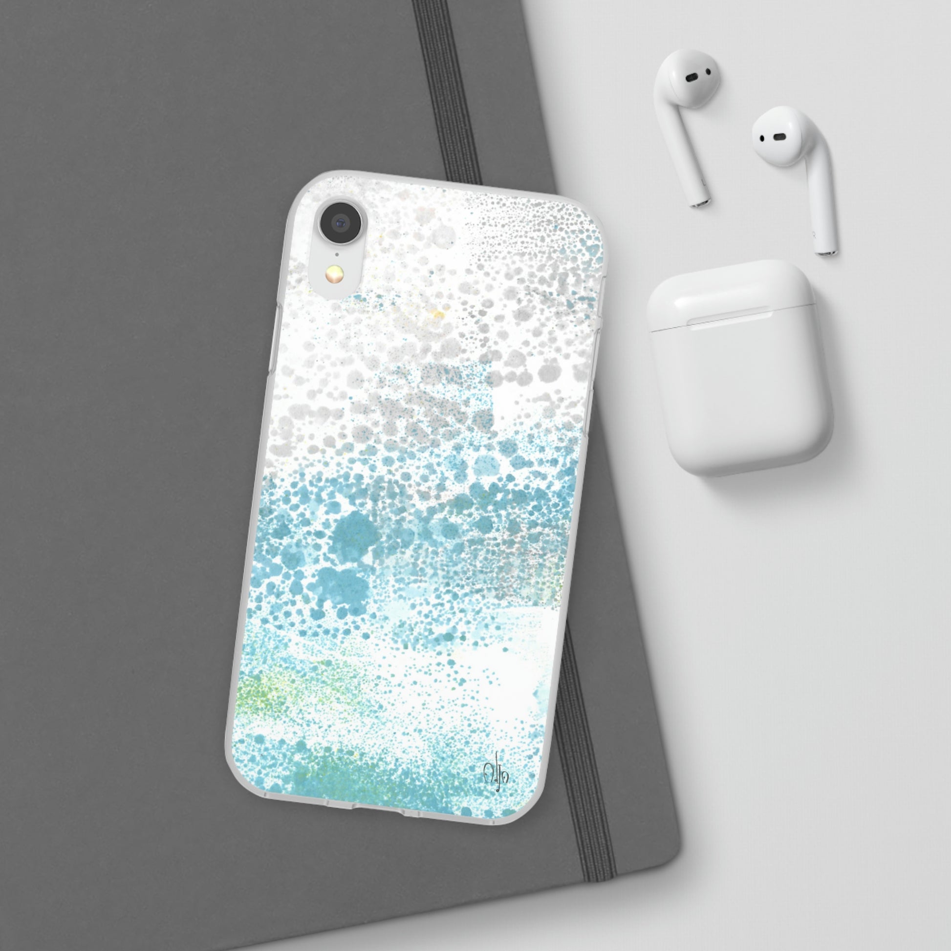 iPhone and Samsung Galaxy Flexi Phone Case Gentle Rain - Alja Design