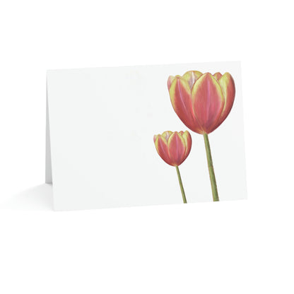 Tulips Folded Greeting Card