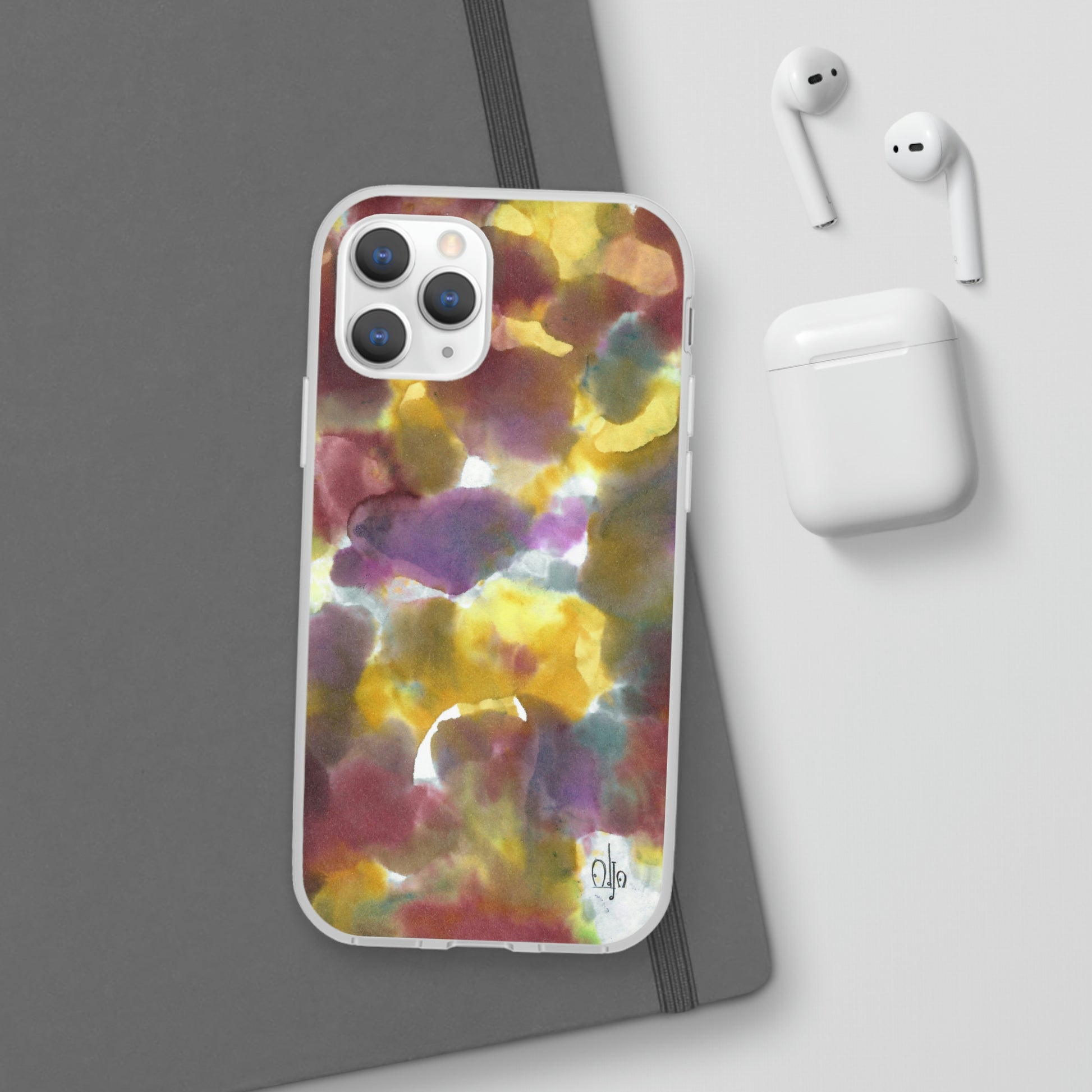 iPhone and Samsung Galaxy Flexi Phone Case Summer Clouds - Alja Design