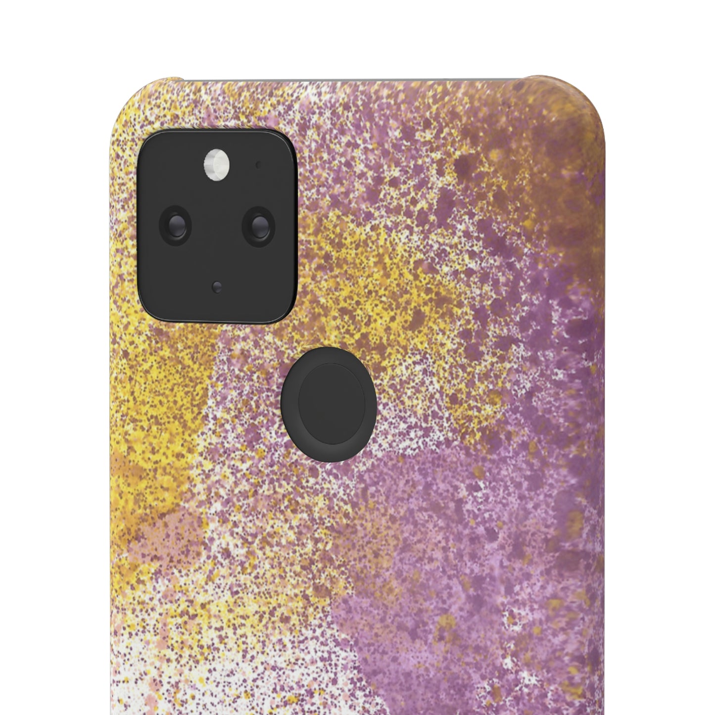 iPhone Samsung Galaxy Pixel5G Snap Case Phone Case Purple Blocks