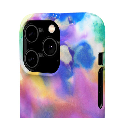 iPhone Samsung Galaxy Pixel5G Snap Case Phone Case Euphoric Colors