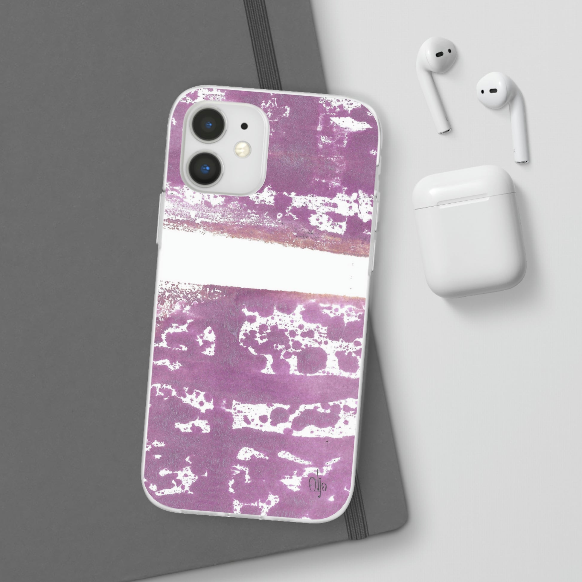 iPhone and Samsung Galaxy Flexi Phone Case Purple Horizon - Alja Design