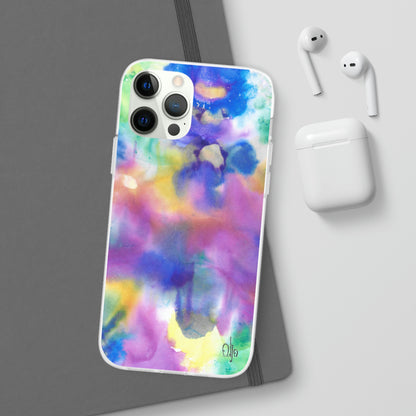 iPhone and Samsung Galaxy Flexi Phone Case Euphoric Colors - Alja Design