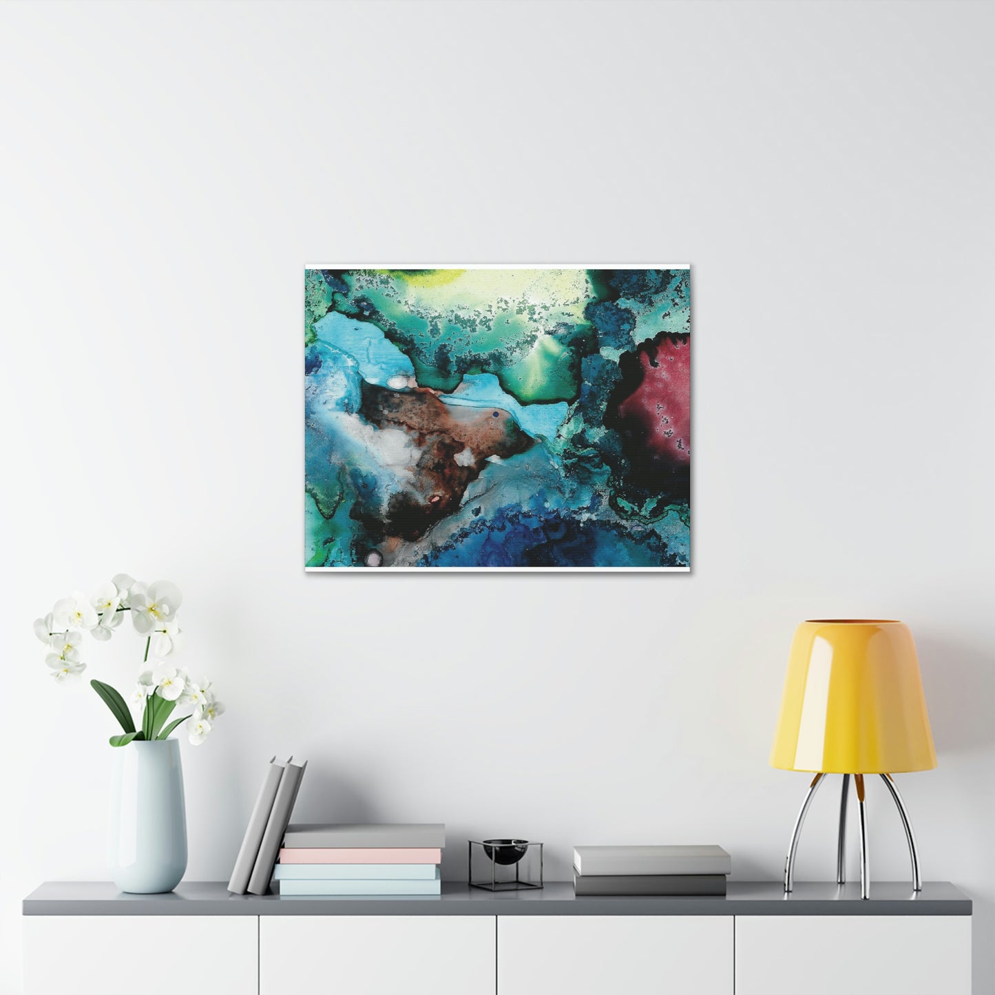 Inner Space 18 Canvas Print - Alja Design