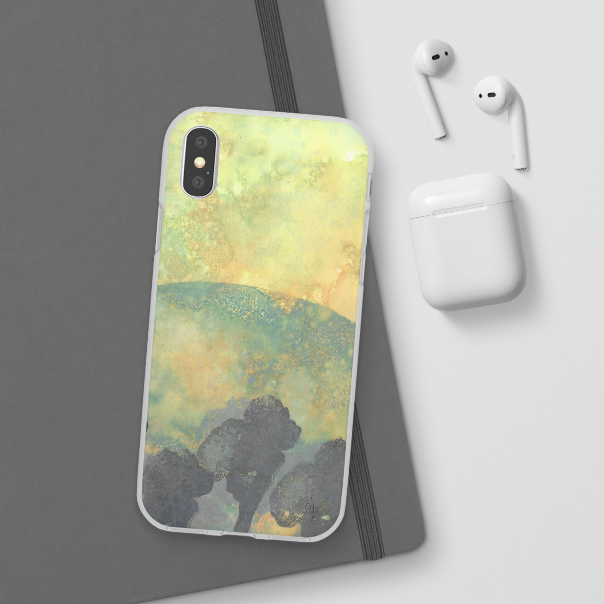 iPhone and Samsung Galaxy Flexi Phone Case Gentle Forest - Alja Design