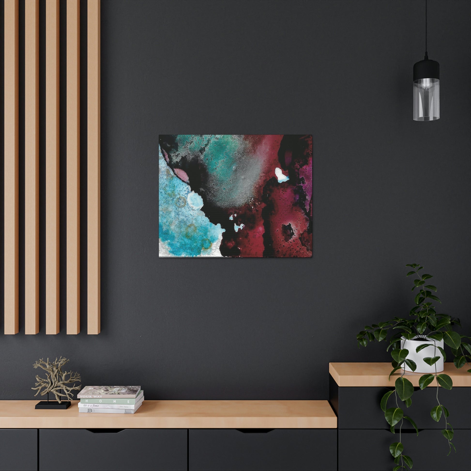 Inner Space 6 Canvas Print - Alja Design