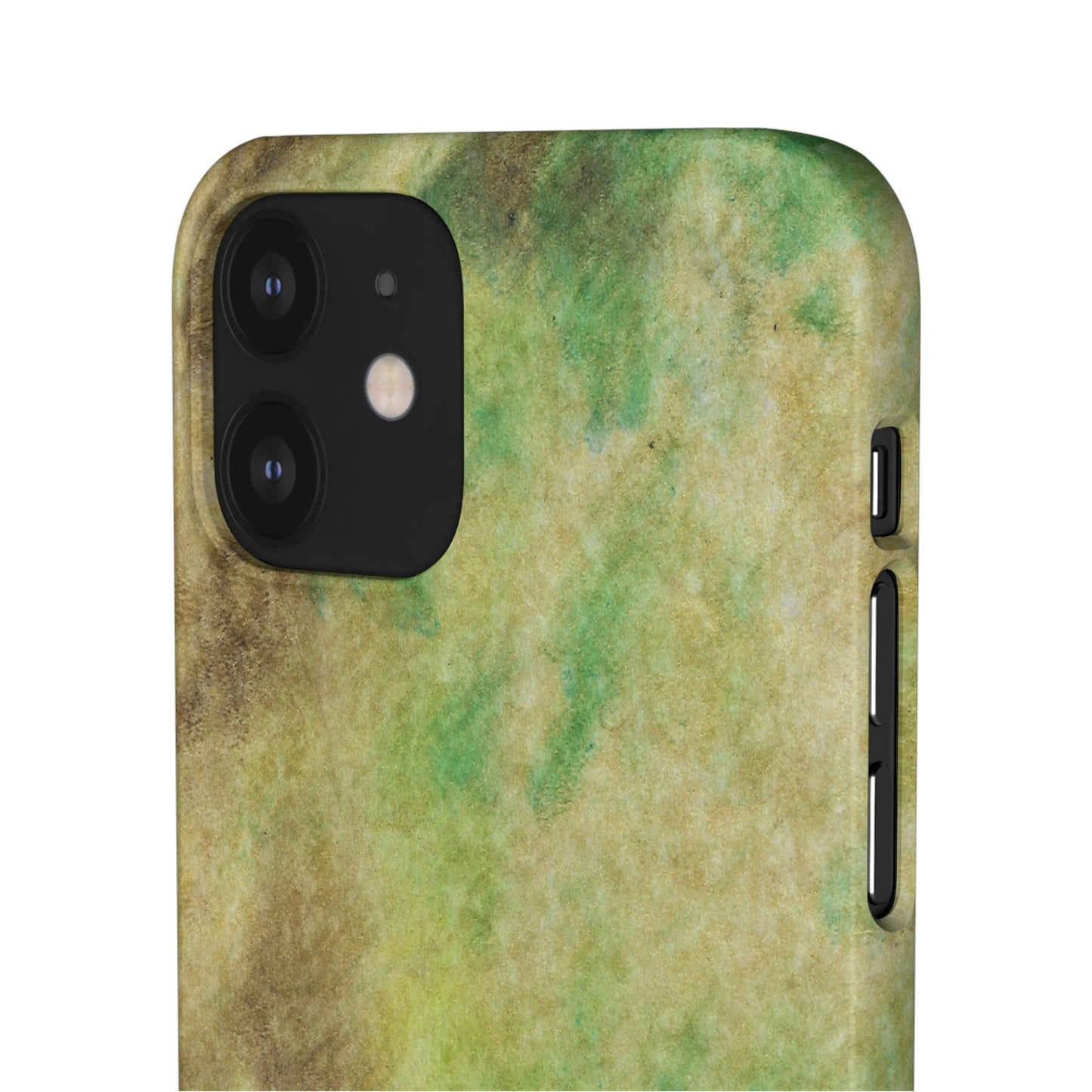 iPhone Samsung Galaxy Pixel5G Snap Case Phone Case Green Marble