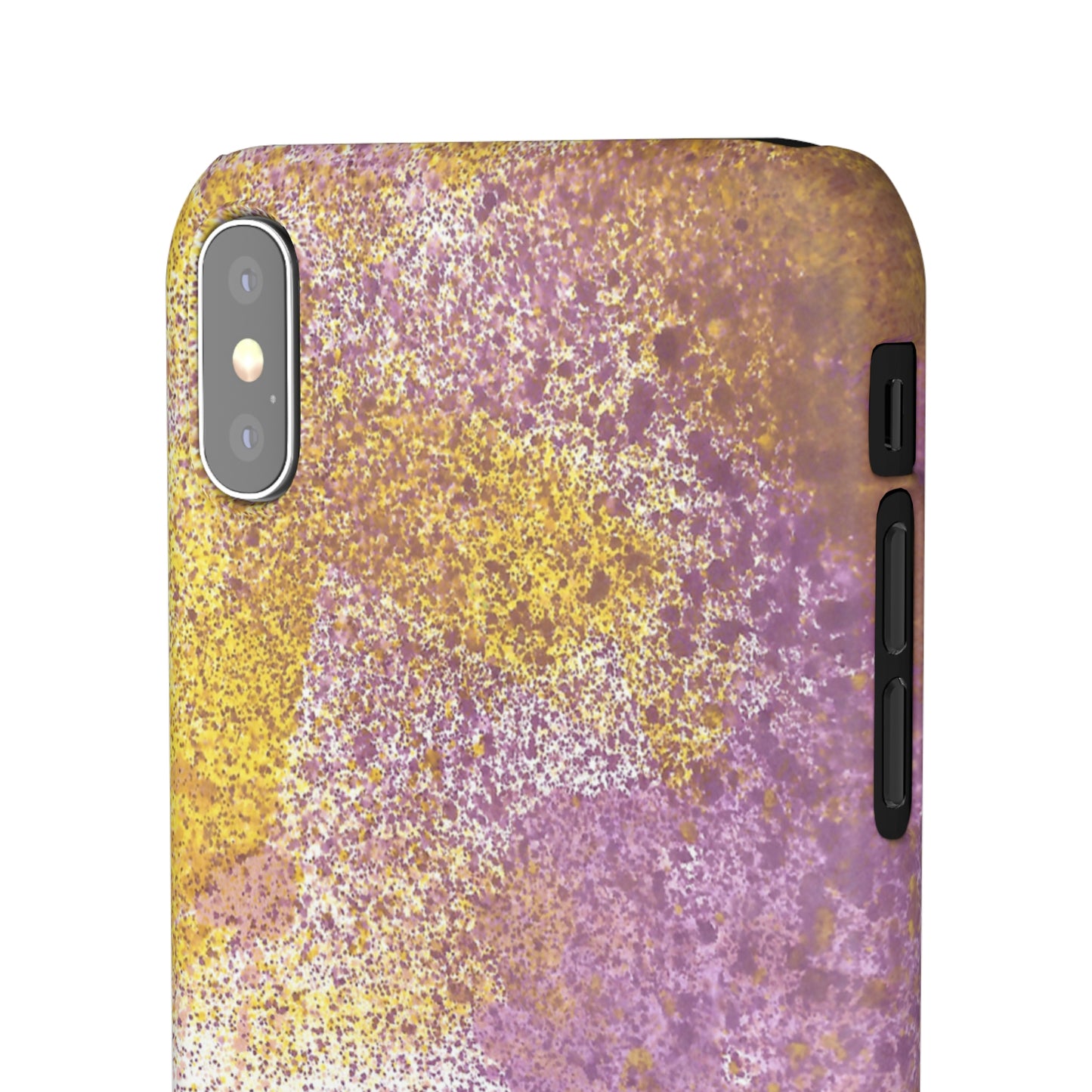 iPhone Samsung Galaxy Pixel5G Snap Case Phone Case Purple Blocks