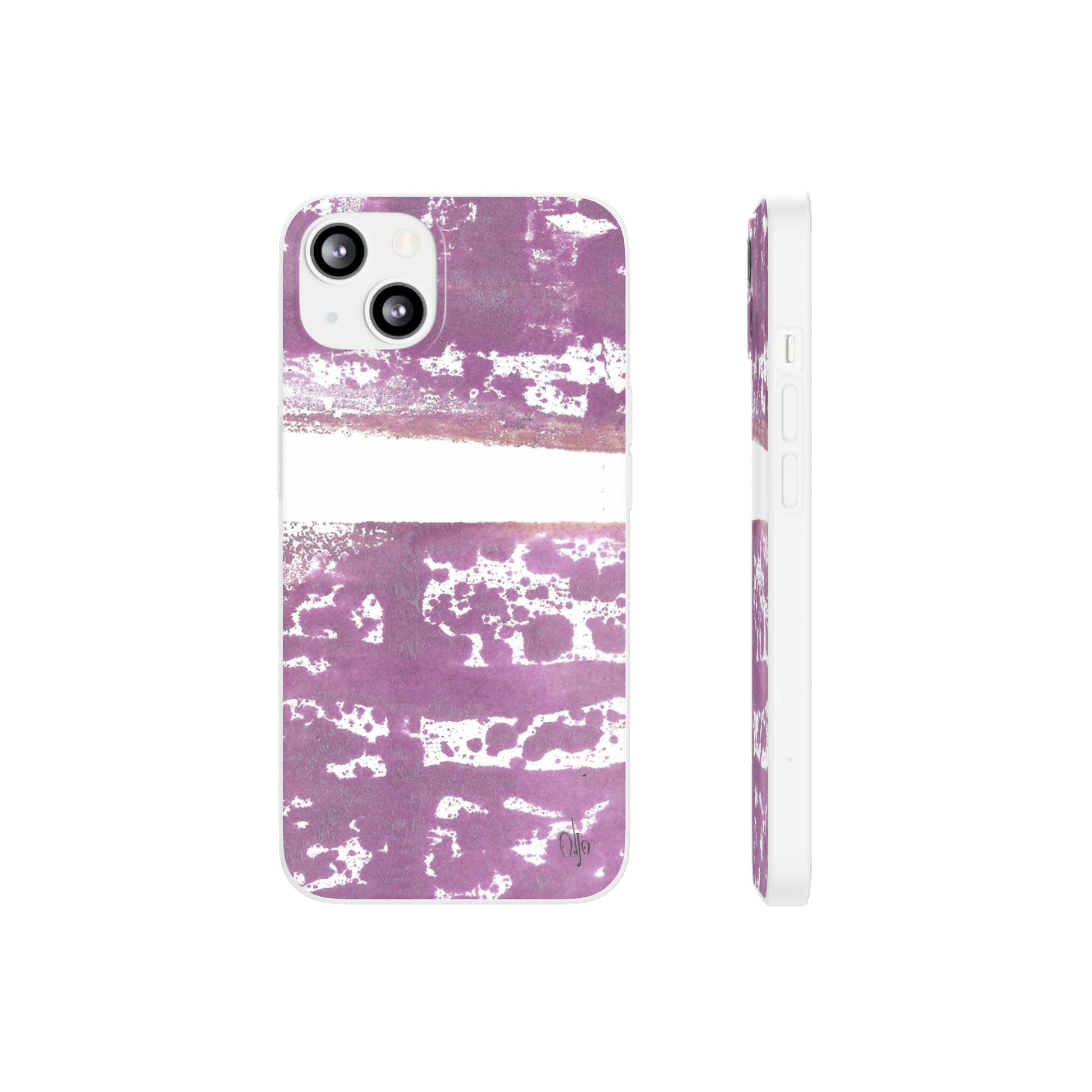 iPhone and Samsung Galaxy Flexi Phone Case Purple Horizon - Alja Design